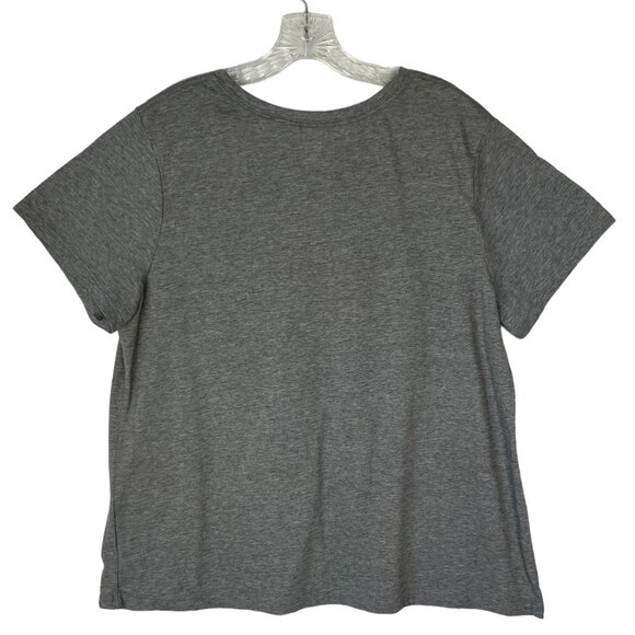 St Patricks Day Irish Womens Tshirt Flag Shamrocks Gray Size XXL - Picture 2 of 7